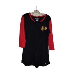 Chicago Blackhawks Hockey 3/4 Sleeve Tee Shirt Womans size XXL